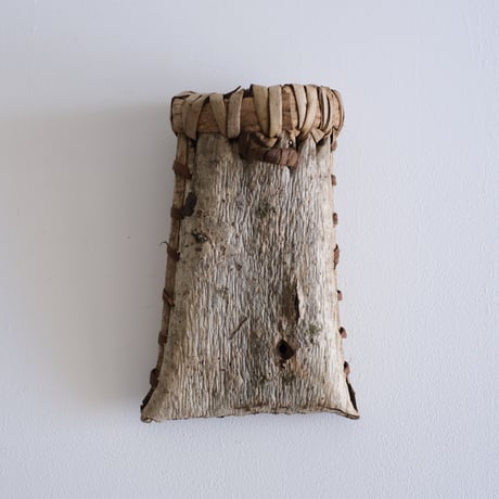沢胡桃の一枚皮壁掛け(小)C