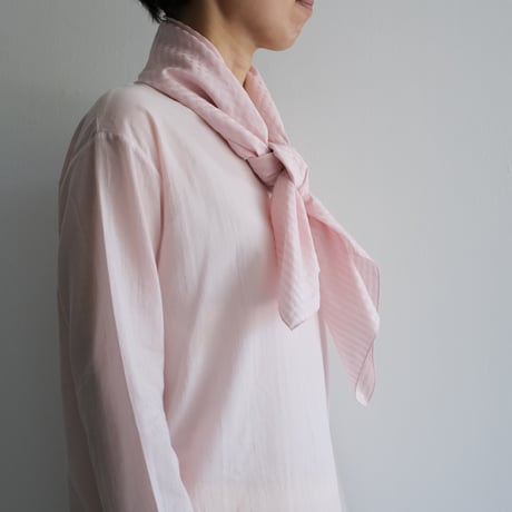 Yoli / Gingham scarf（Pink.yellow.black)