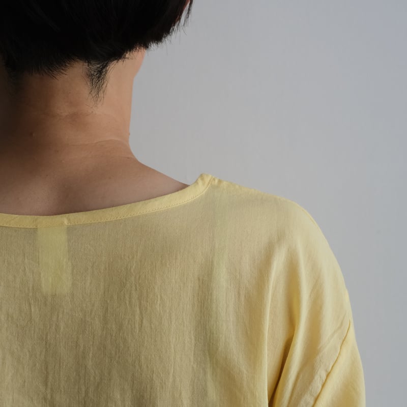 Yoli / Simple blouse（Lady 's/Yellow) | archipelago