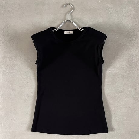 SEPAL FORM TANK / shoulder pad inner / black
