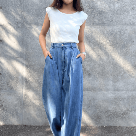 SEPAL FORM TANK / shoulder pad inner / white
