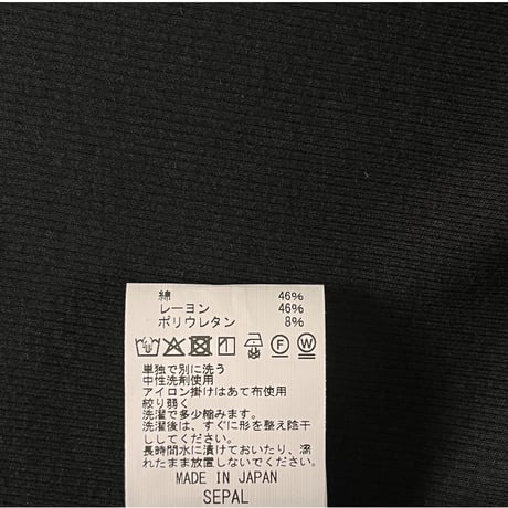 SEPAL FORM TANK / shoulder pad inner / black