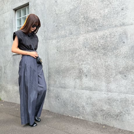 SEPAL FORM TANK / shoulder pad inner / black