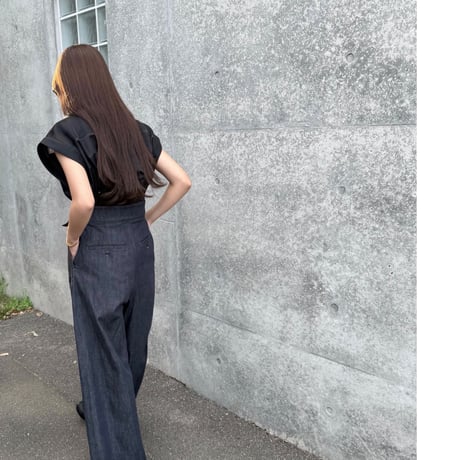 SEPAL FORM TANK / shoulder pad inner / black