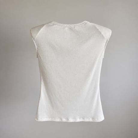 SEPAL FORM TANK / shoulder pad inner / white