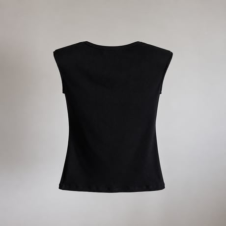 SEPAL FORM TANK / shoulder pad inner / black