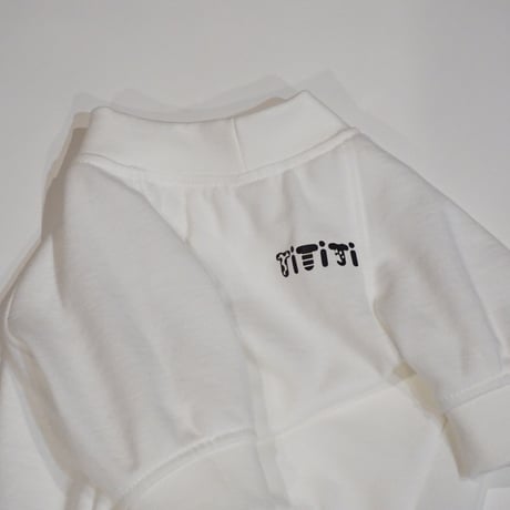 HelloスウェットTシャツ//ホワイト・・・フレブル服TiTiTi