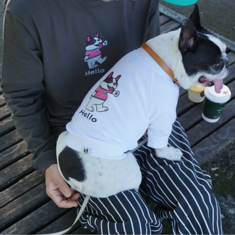✔ ︎ HelloロングスリーブTシャツ (オーナーさま用)