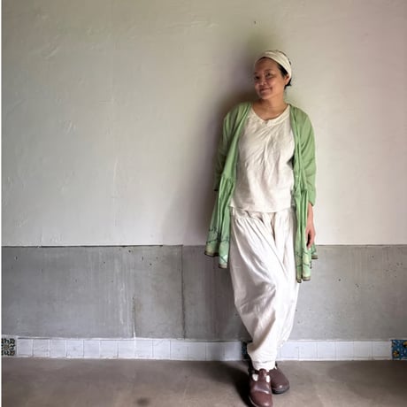 ルクツルの羽織　ーJhodpurー 　ジャムダニ織り