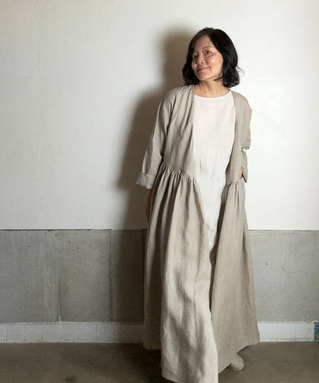 ルクツル　ローブー「Jodhpurロング丈」・ナチュラルリネン