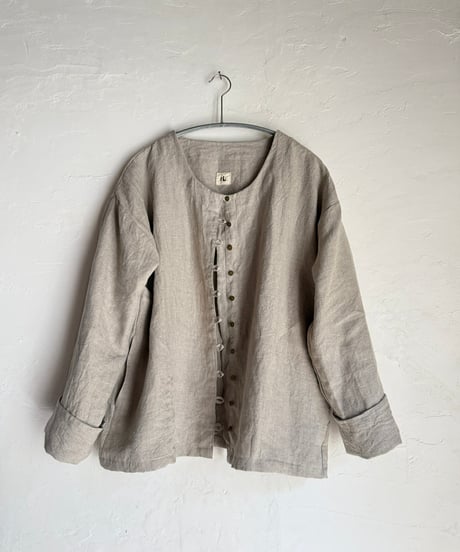 ルクツル　厚地リネン　ジャケット