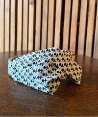 ハンドブロックプリント　ヘアーターバン　C