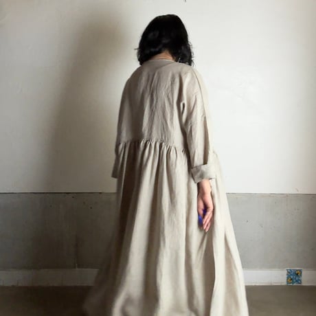 ルクツル　ローブー「Jodhpurロング丈」・ナチュラルリネン