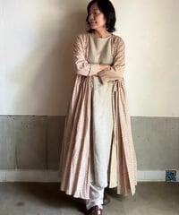 ルクツル　ローブー「Jodhpurロング丈」・バグルー伝統染めハンドブロックプリント