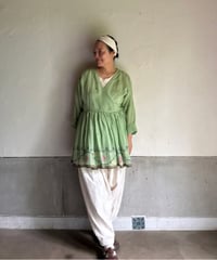 ルクツルの羽織　ーJhodpurー 　ジャムダニ織り