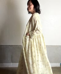ルクツル　ローブー「Jodhpurロング丈」・ローズ花びら染め　コットンシルク