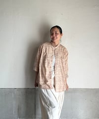 MAZA 　バグルー伝統染めブロックプリントのシャツ・長袖