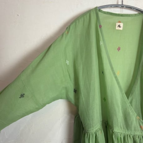 ルクツルの羽織　ーJhodpurー 　ジャムダニ織り