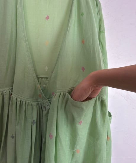 ルクツルの羽織　ーJhodpurー 　ジャムダニ織り