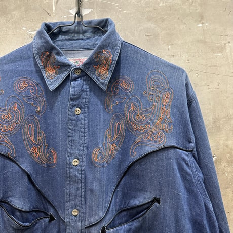 used DENIM WESTERN SH