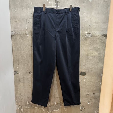 used L.L.BEAN NAVY PANTS w36