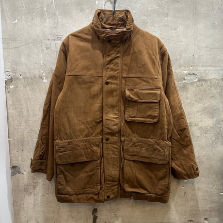 used FRASER HUNTING LEATHER JACKET