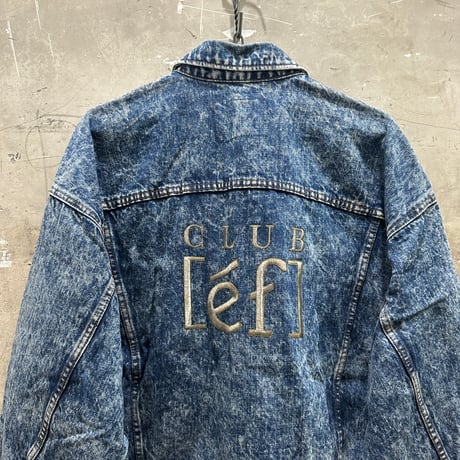 used CLUB éf DENIM JACKET