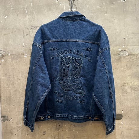 used WESTERN BOOTS DENIM JACKET