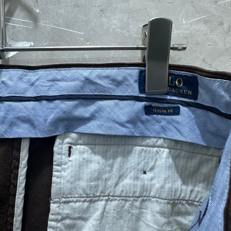 used POLO RALPH LAUREN CORDUROY PANTS w32