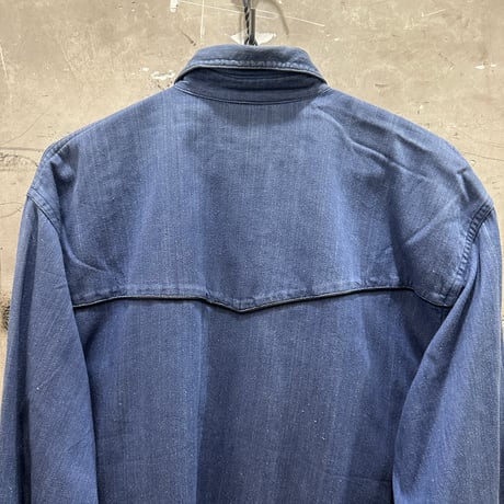 used DENIM WESTERN SH