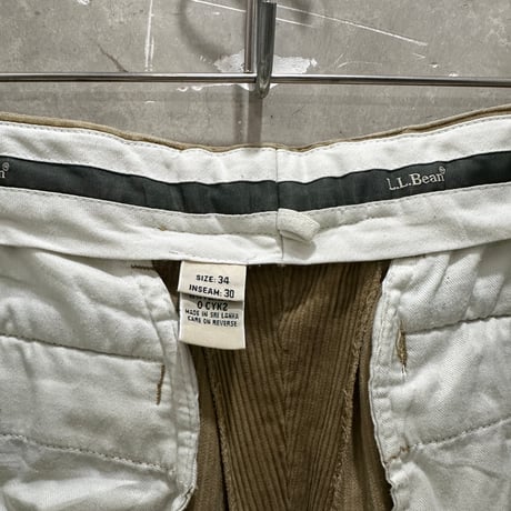 used L.L.BEAN CORDUROY PANTS w34