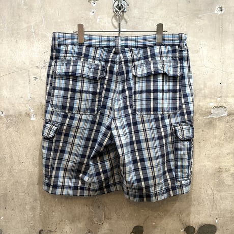 used RED HEAD CHECK CARGO SHORT PANTS