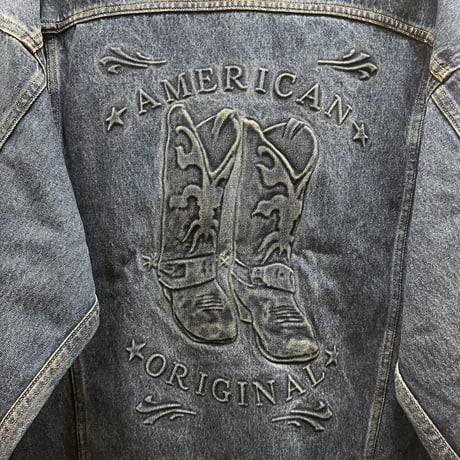 used WESTERN BOOTS DENIM JACKET