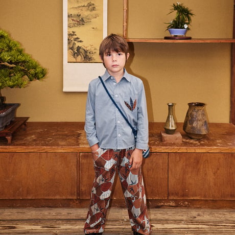 Misha & Puff / CAMP PANT - ROSE GOLD KYOTO