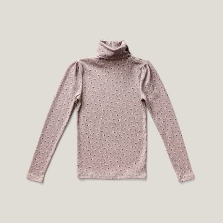 SOOR PLOOM / Pouf Turtleneck - Calico Print, Pigeon