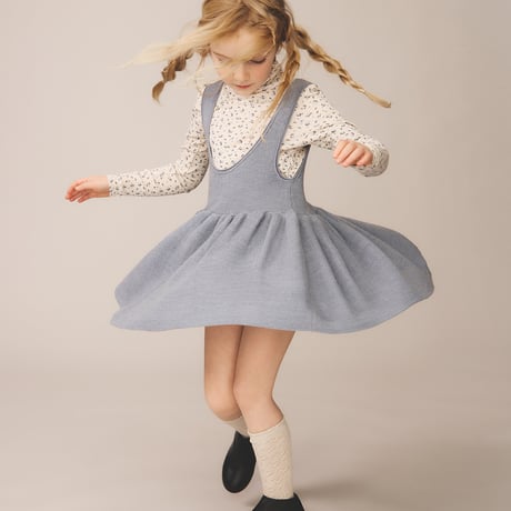 SOOR PLOOM / Snap Turtleneck -  Calico Print, Powder