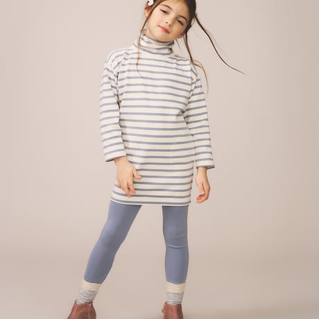 SOOR PLOOM / Parlor Dress - Stripe, Powder