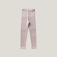 SOOR PLOOM / Rib Legging - Calico Print, Pigeon