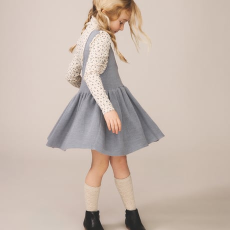 SOOR PLOOM / Snap Turtleneck -  Calico Print, Powder