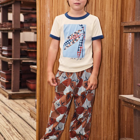 Misha & Puff / CAMP PANT - ROSE GOLD KYOTO