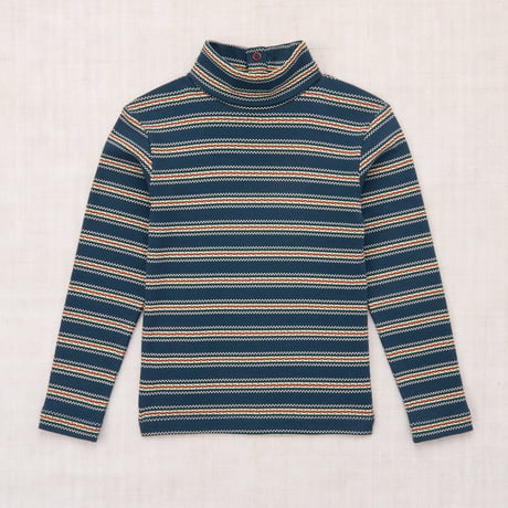 Misha & Puff / TURTLENECK - MARINE BLUE SGRAFFITO