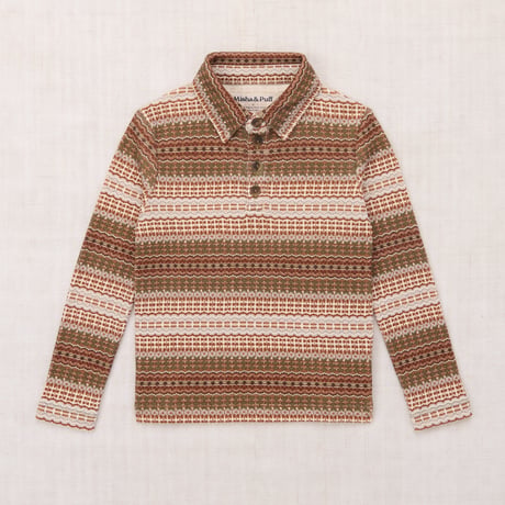 Misha & Puff / LONG SLEEVE POLO - NORI ARABLE