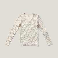 SOOR PLOOM / Crossover Tee - Calico Print, Powder
