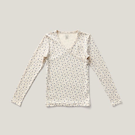 SOOR PLOOM / Crossover Tee - Calico Print, Powder