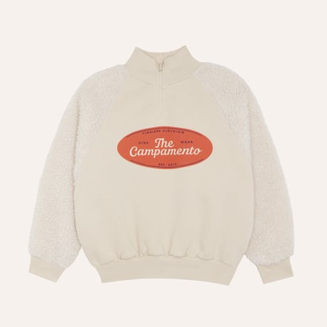 The Campamento / Teddy Sweatshirt - ECRU