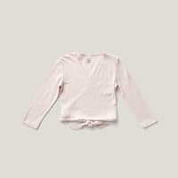 SOOR PLOOM / Wrap Tee - Pixie Dust Pointelle