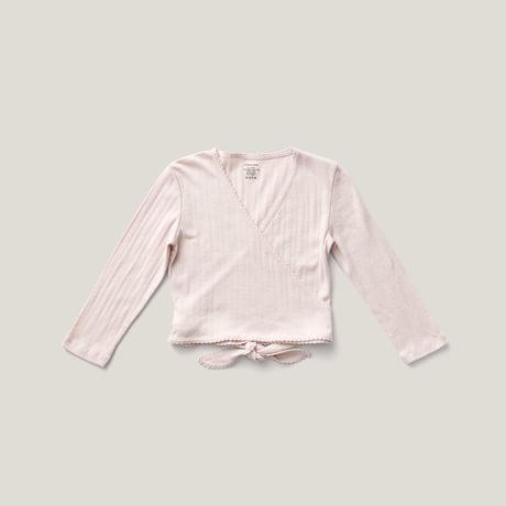 SOOR PLOOM / Wrap Tee - Pixie Dust Pointelle