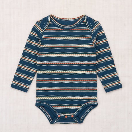 Misha & Puff / BABY LAP ONESIE - MARINE BLUE SGRAFFITO