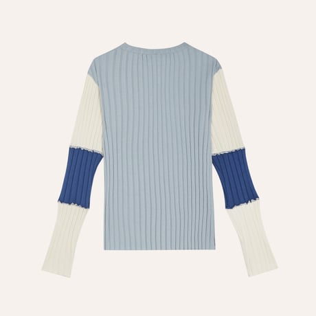 The Campamento / Light Blue Contrast Tshirt - LIGHT BLUE