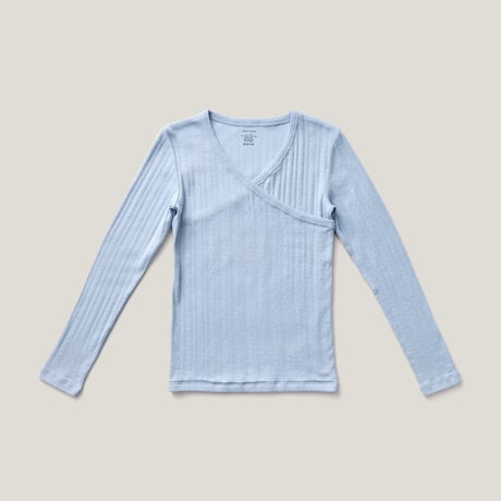 SOOR PLOOM / Crossover Tee - Talc Pointelle